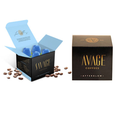 Custom Logo Printed Reusable Coffee Capsule Packaging Box For Coffee Capsules