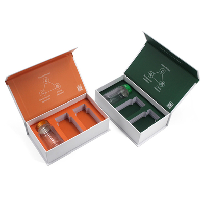 Customize Magnetic Gift Box Packaging For Supplement Bottle