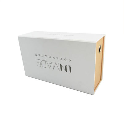 Luxury Black White Pull Out Sliding Drawer Type Shoe Box Packaging With Custom Logo